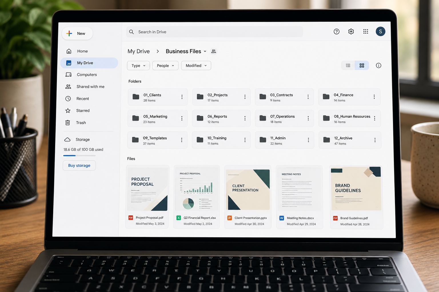 Organized digital file management