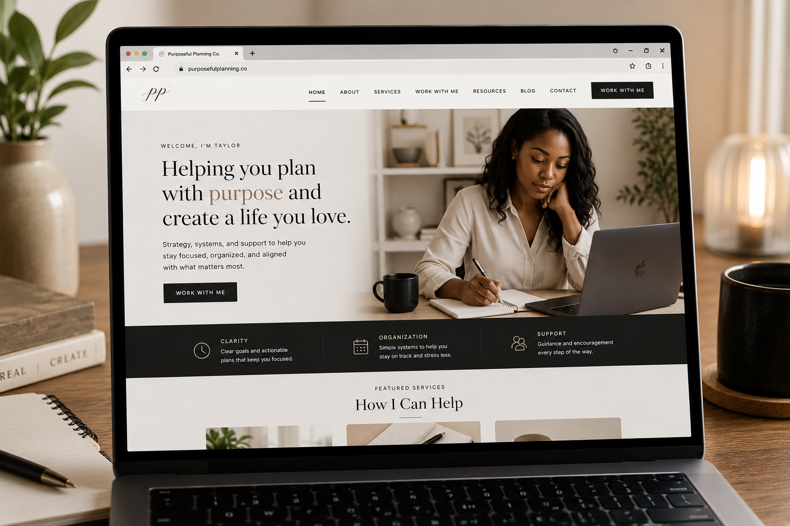 Purposeful Planning Co. website